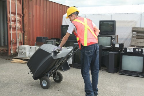 Community participating in waste management