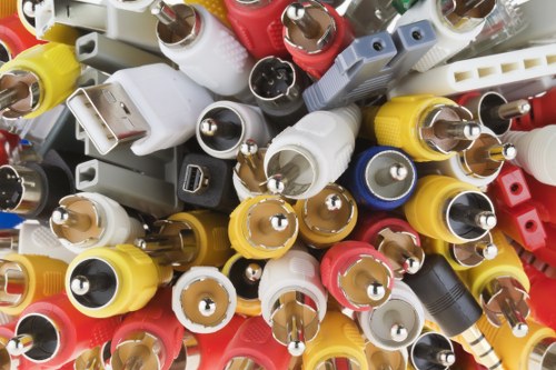 Variety of household items ready for clearance
